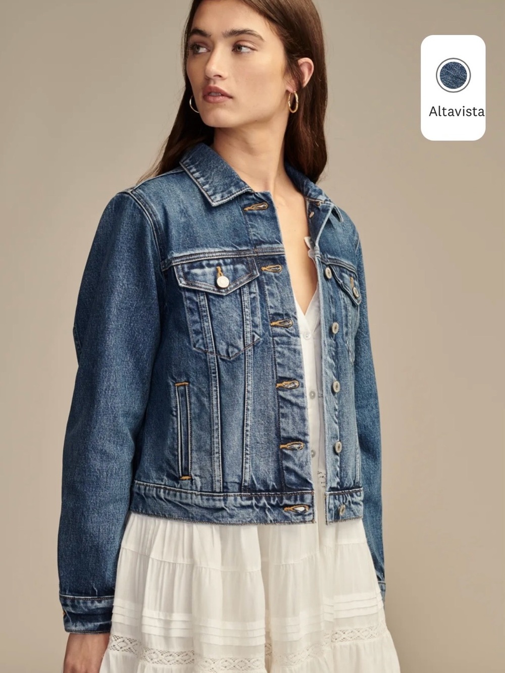 Lucky Brand Tomboy Trucker Jean Jacket